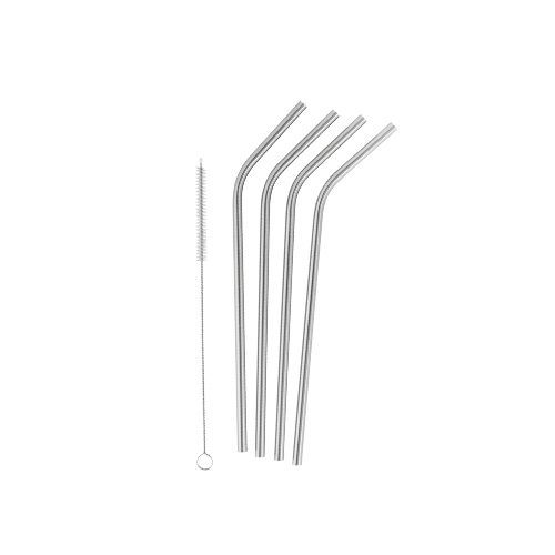 Drinking Straws stainless steel 4 pcs