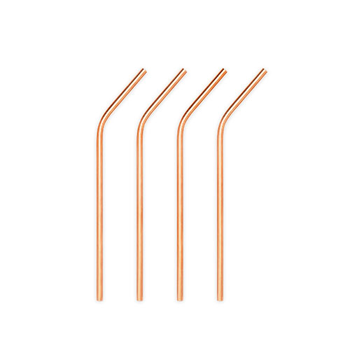 Straws copper plated