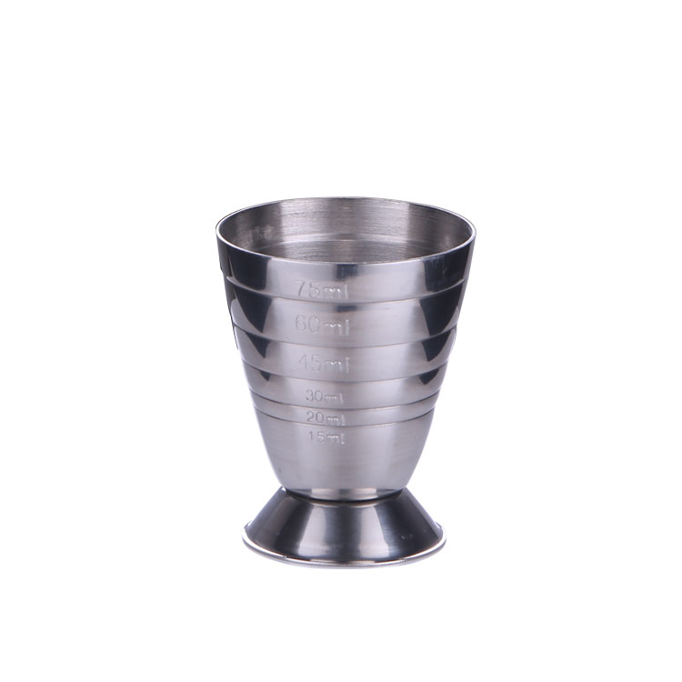 Measuring Shot Cup Ounce Jigger Bar Drink Mixer Liquor Measuring Cup Mojito  Measurer Milk Coffee Mug Stainless Steel